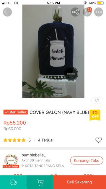 Cover Galon (navy Blue)