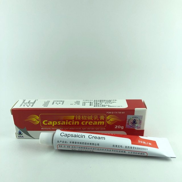 CAPSAICIN CREAM / LAJIAO JIAN RU GAO / CREAM NYERI ENCOK / SENDI