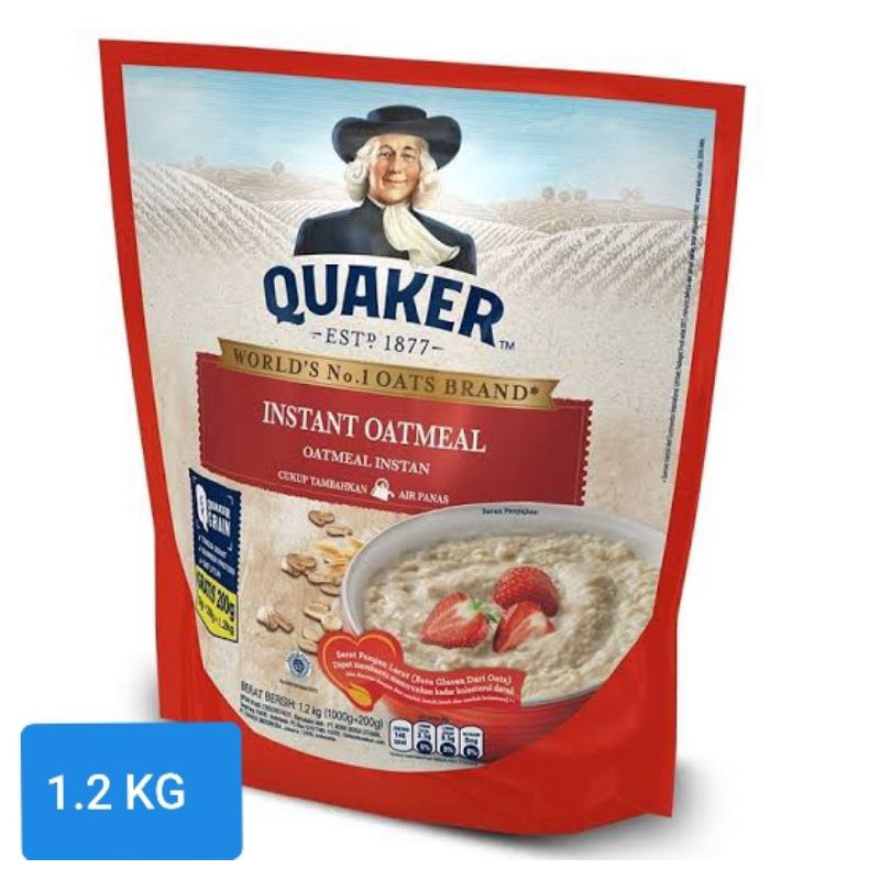 

Quaker instant oatmeal 1200gr