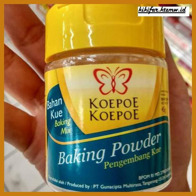 

Redwop-Gnikab- Baking Powder Koepoe Koepoe 45Gr Pengembang Kue Harga Grosir Murah -Hallall.