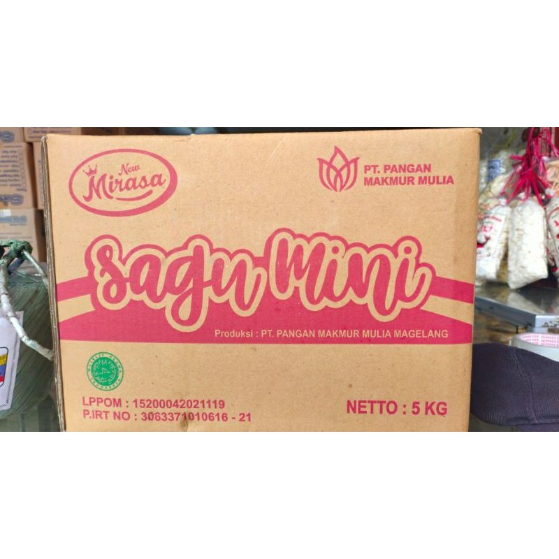 

Kue sagu mini mirasa 5kg