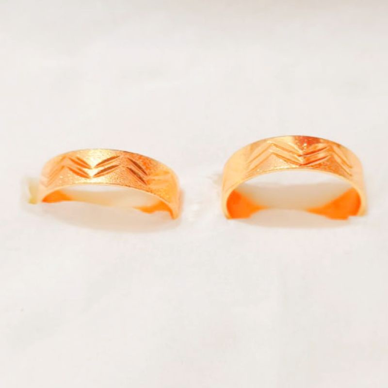 Cincin Dewasa (1pcs) Polos Ukir dan Pasir Ukir (COD)