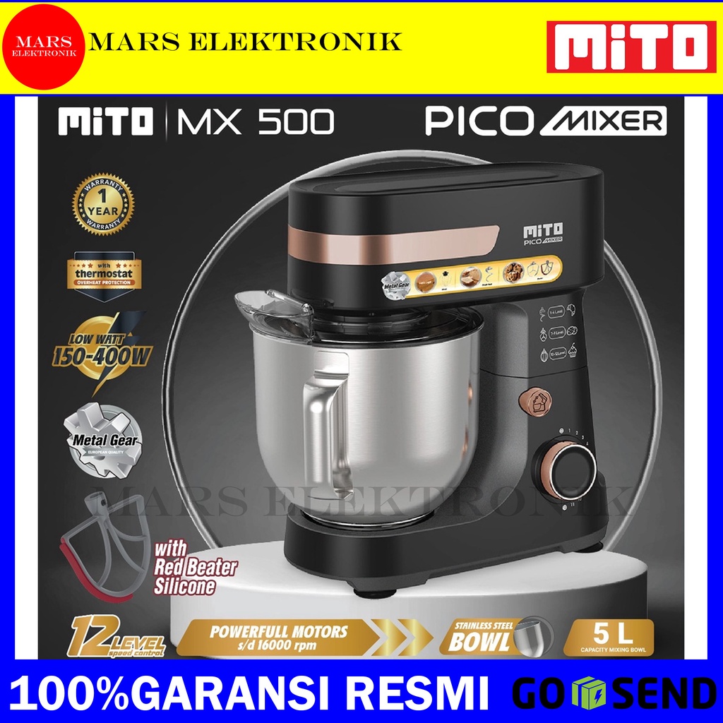 Jual MIXER MITO STANDING COM MX500 NEW / MX 500 / 5 LITER / STAND