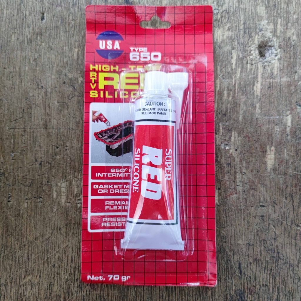 

Lem Red USA Silicone Besar 70gr Tipe 650