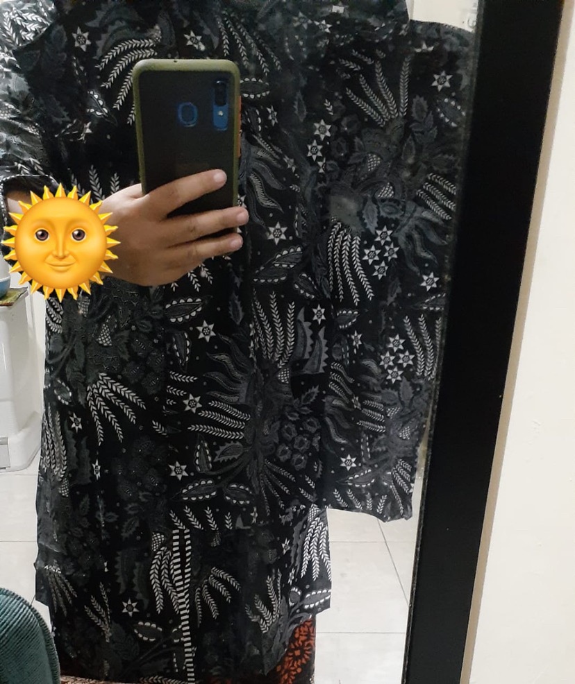 Atasan Wanita Jumbo Batik Jumbo Tunik Batik Lengan Panjang M L Xl Xxxl Jumbo