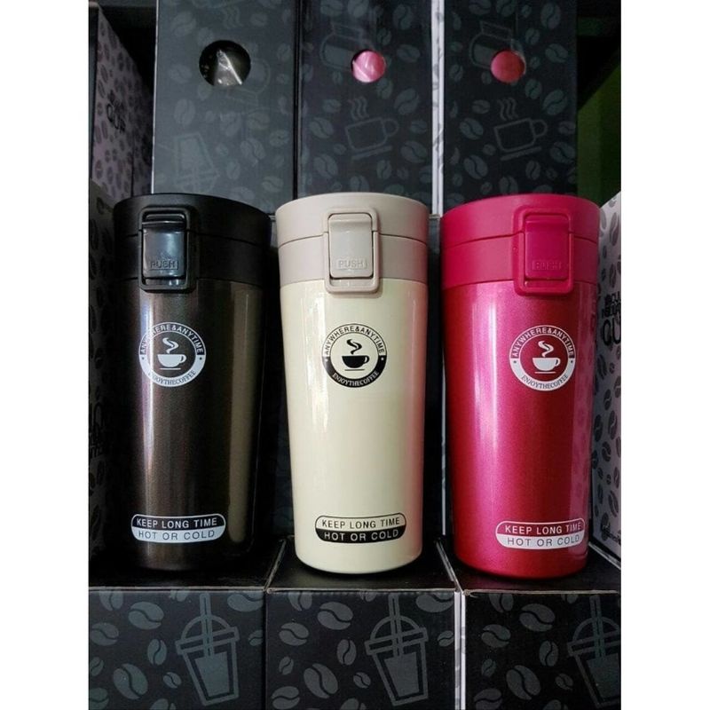 TERMOS KOPI / VACUUM TUMBLER GELAS MUG COFFEE PANAS DINGIN CFD26