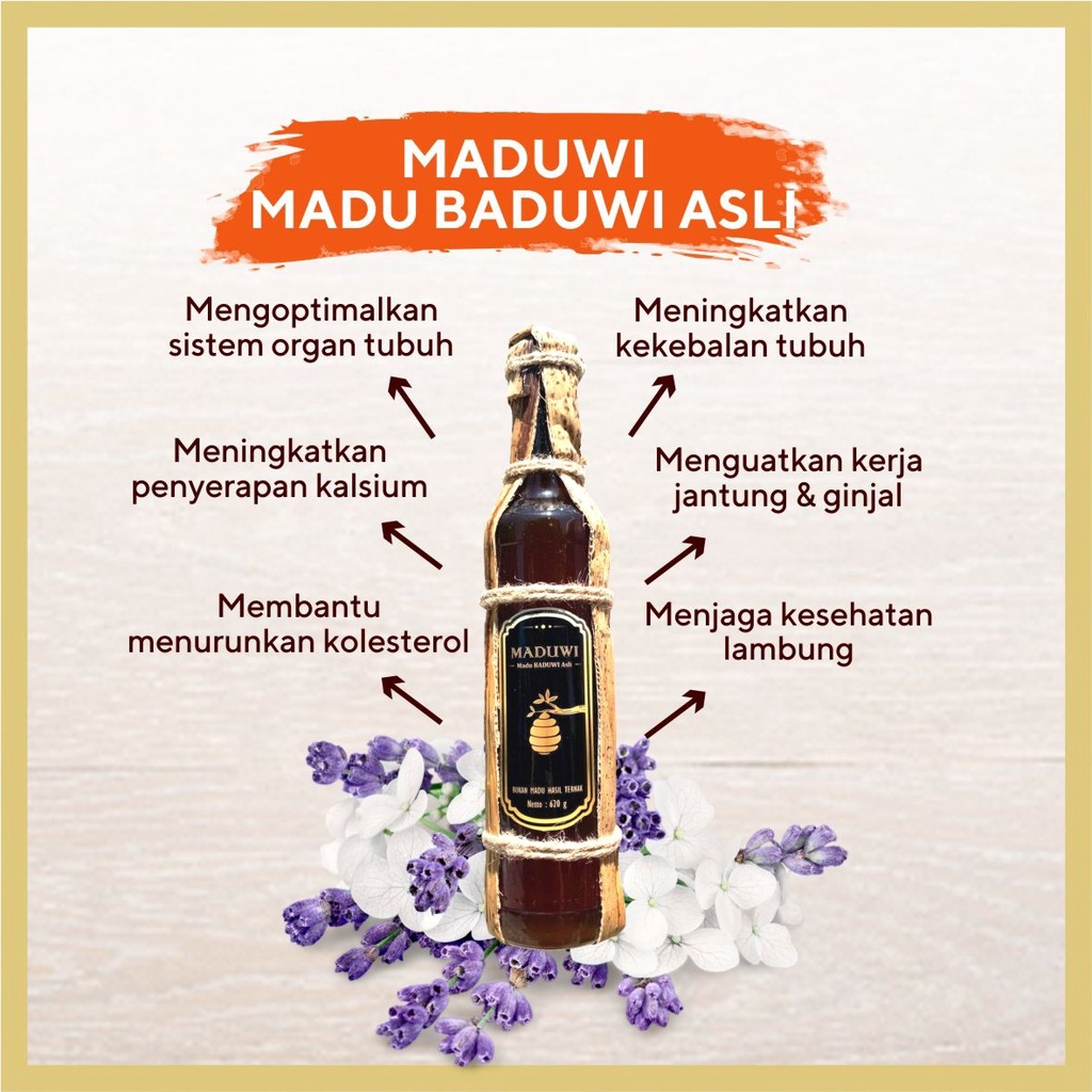 

MADUWI - Madu Baduwi Asli Wild Bee/ 100% Murni Bergaransi Madu Hutan Asli