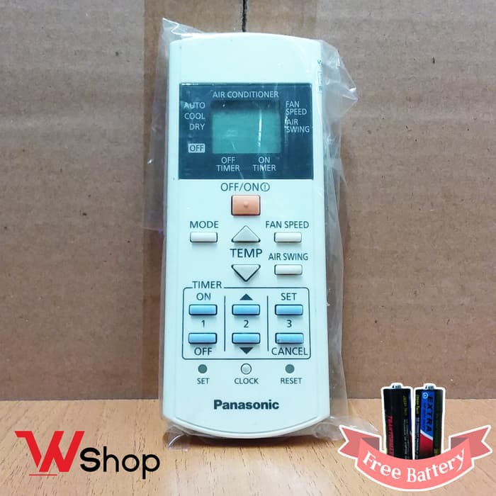 Remot/Remote AC Panasonic - Ori/ORIGINAL - Air Conditioner Remote b