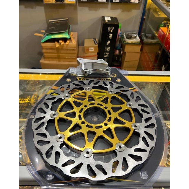 Disk Diskbrike piringan cakram tracktion 300mm floating Jupiter Z F1zr Rx king-Gold