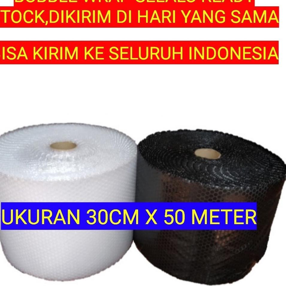 

Barang Pilihan.. Bubble Wrap Roll Hitam Bening 40cm x 50 meter Bekasi Jawa Barat