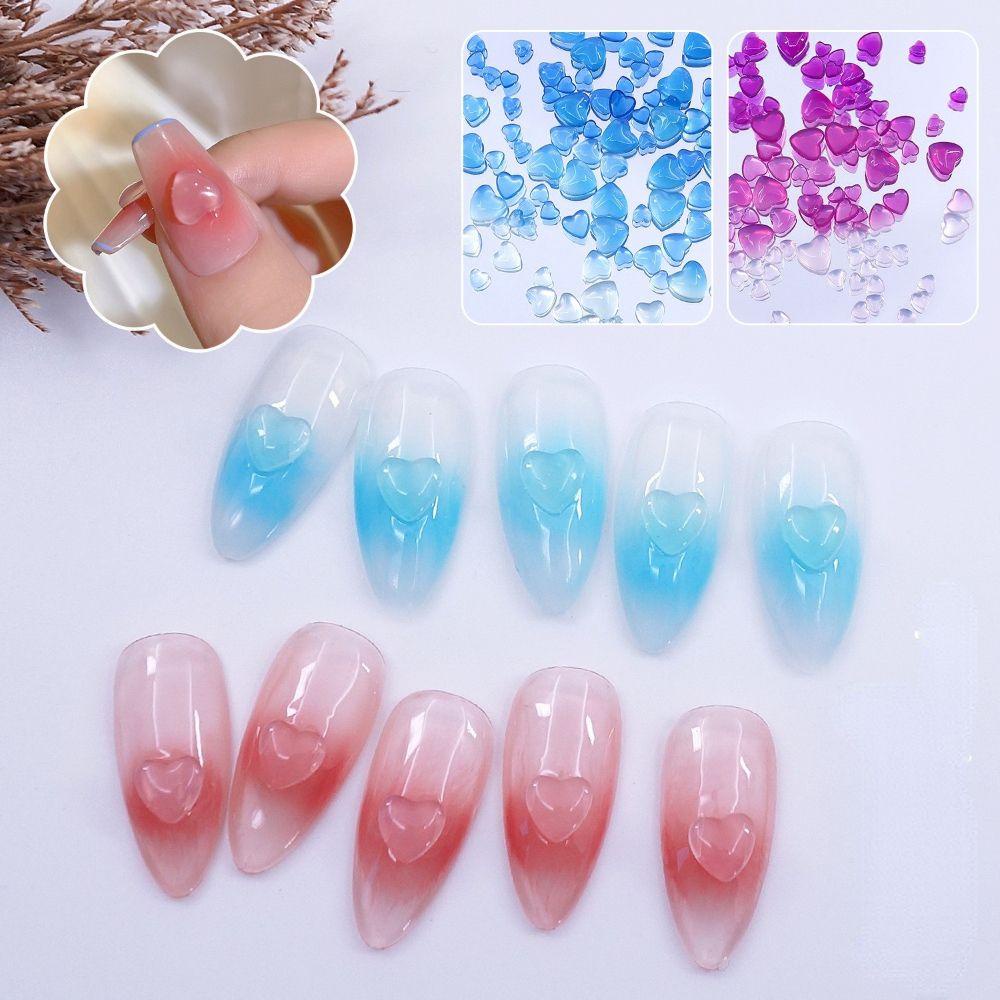 Mxbeauty Berubah Warna Pesona Kuku Ikatan Simpul Resin Kuku Kecantikan Manicure Aksesoris Photochromic DIY Bahan Kuku Nail Art Perhiasan