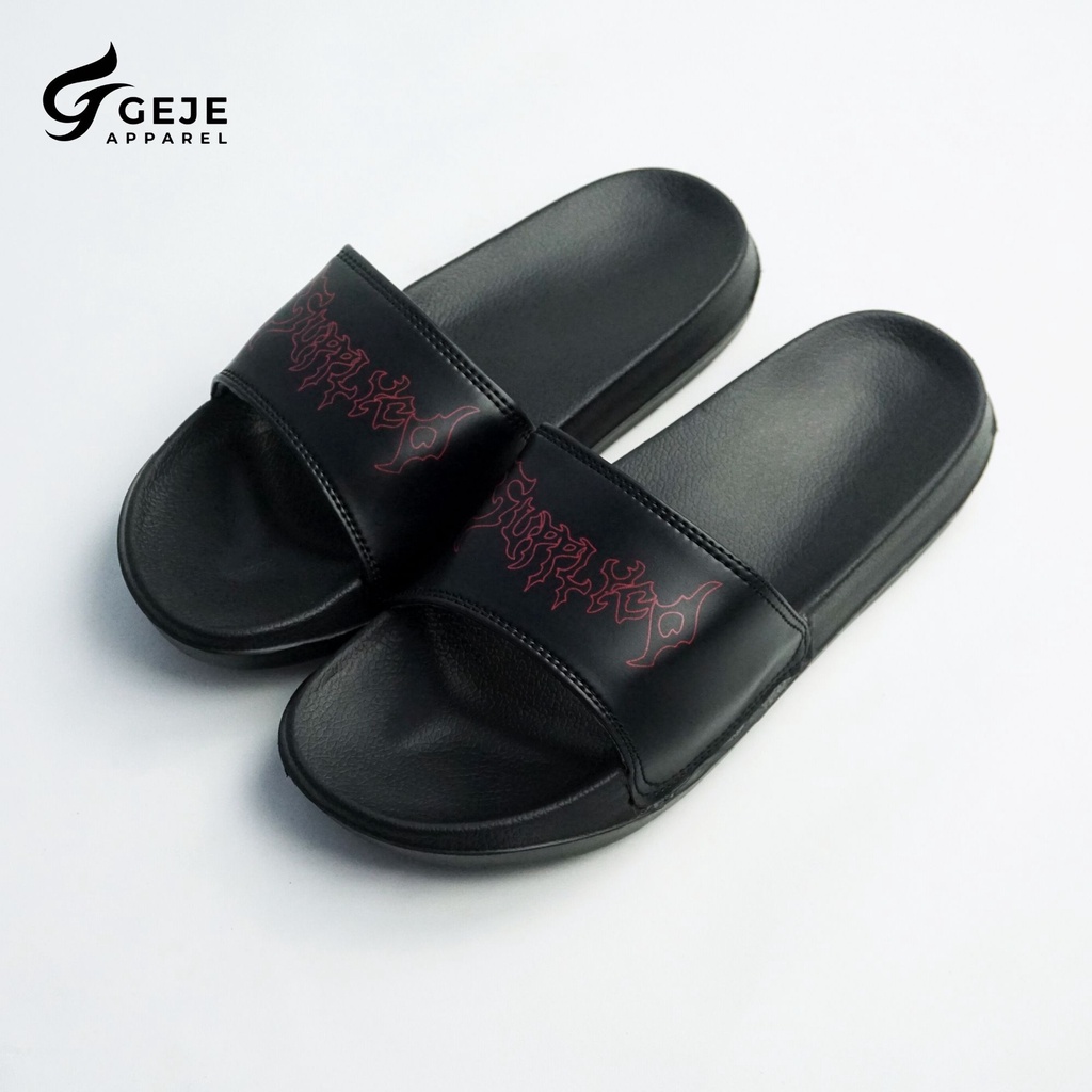 [SDL0008-10] Sandal slop / Sandal Slide / sendal slide slippers  Footwear original Supply.Co