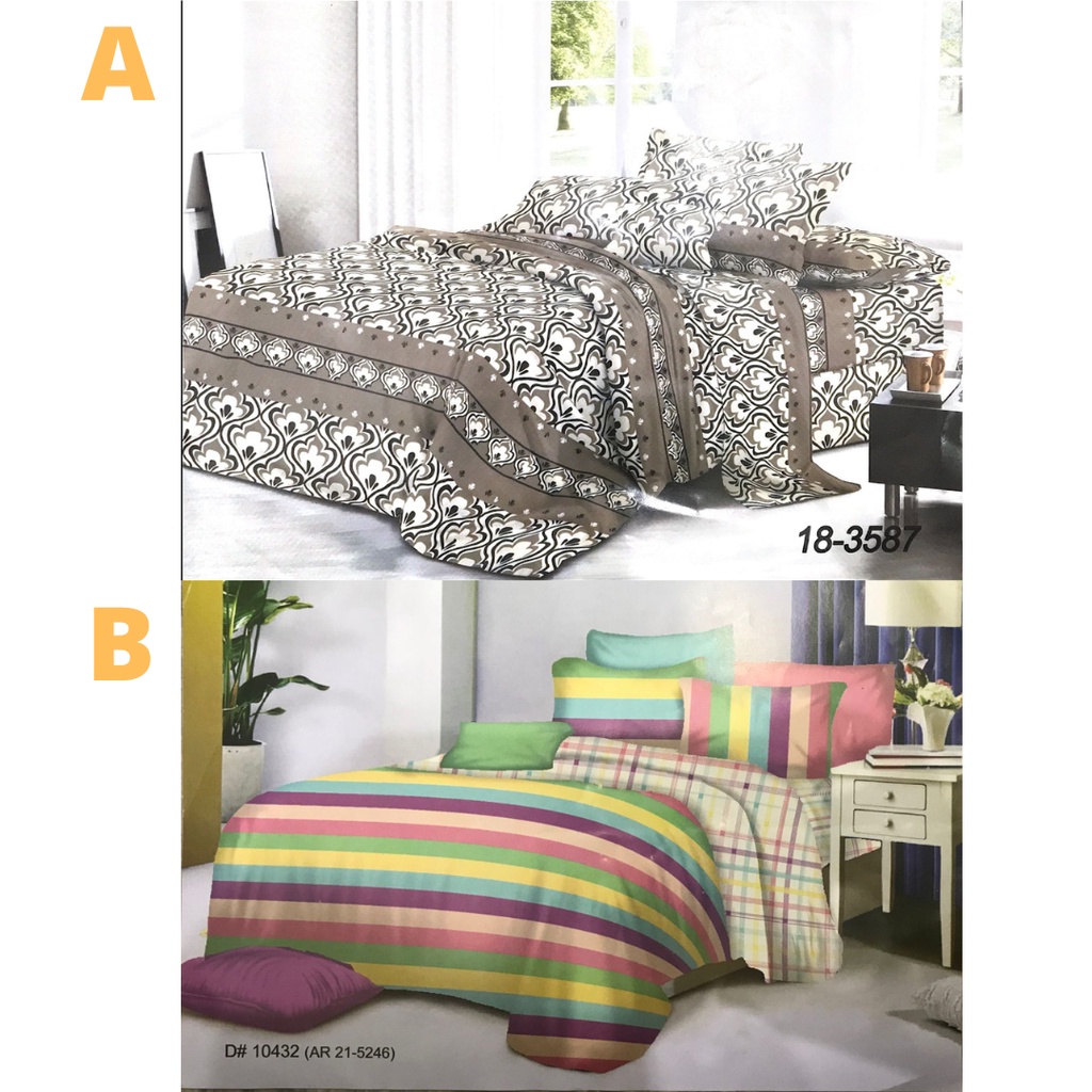 Sprei Bed Cover Sarung Kasur Bantal Guling Home Made Motif Kekinian Ukuran 160x200 dan 180x200 Termurah