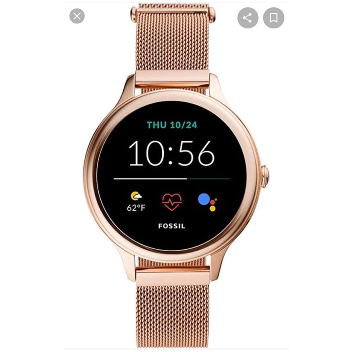 Jam Tangan FossilOriginal Gen 5E Smartwatch Rose Gold Tone Ftw6068 New Original