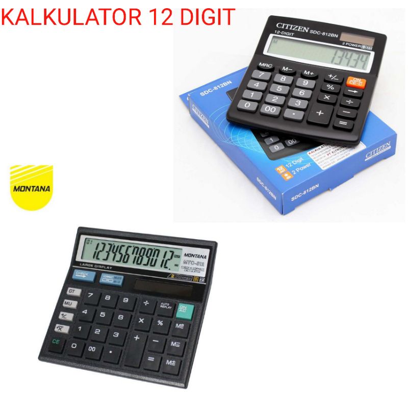 

Kalkulator Kantor 12 Digit Besar – Layar Jelas, Tombol Nyaman, Hitung Cepat!