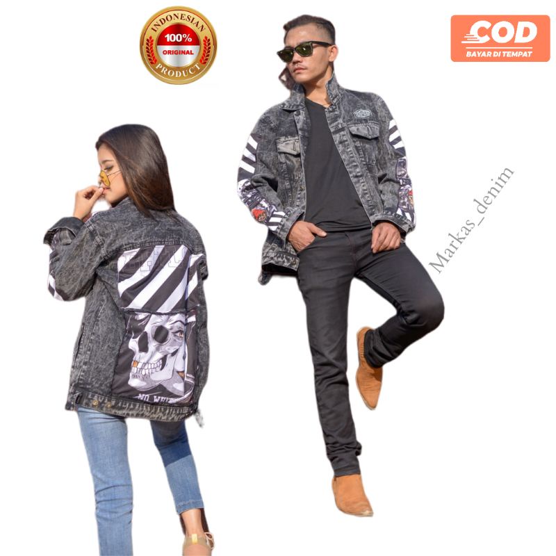 JAKET DENIM BRUTALIST JEANS PRIA WANITA UNISEX /JAKET DEWASA/JAKET LEVIS/JACKET DENIM/JAKET JEANS TE
