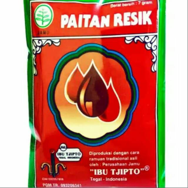 

Jamu paitan resik ibu Tjipto isi 10 sachet