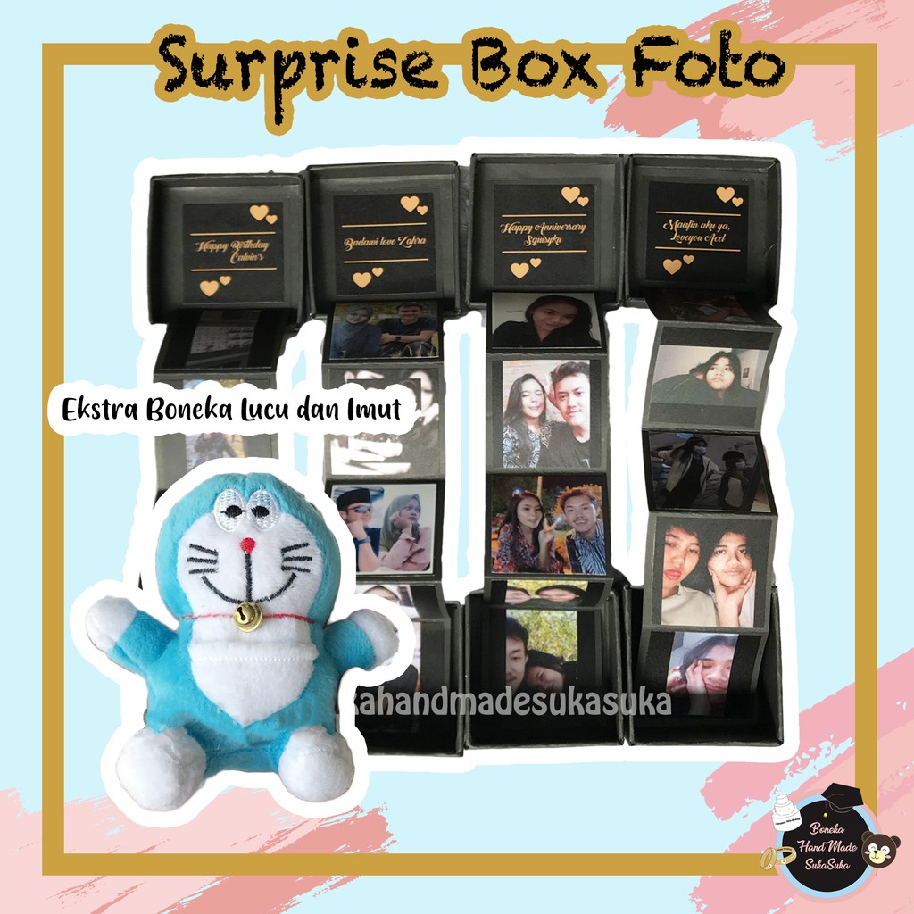 

Photobox Murah UNIK Foto Box / SURPRISE BOX DAN BONEKA / KADO ULTAH / HADIAH ULANG TAHUN / GIFT BOX