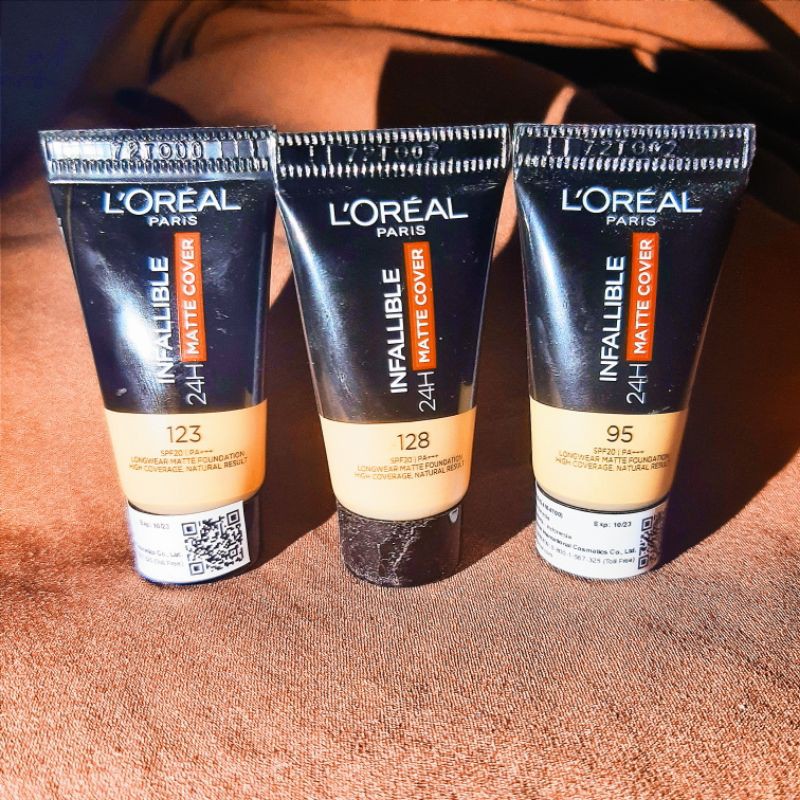 LOREAL Infallible 24H Matte Cover Foundation 5ml - 123 128 95