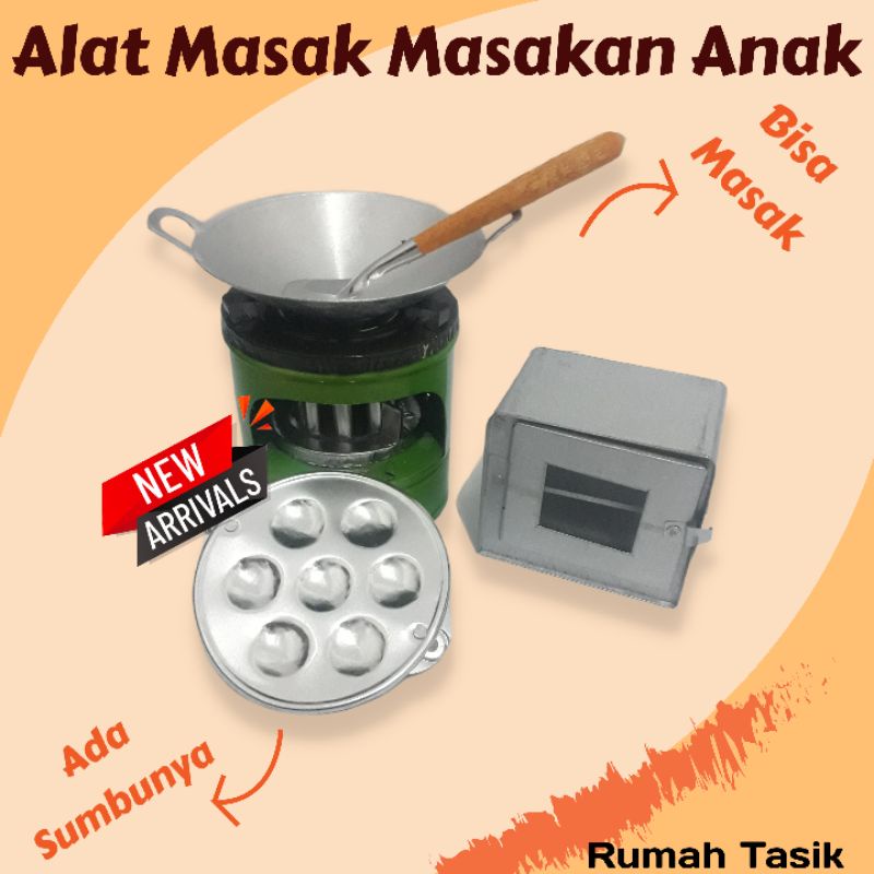 Mainan Masak Masakan Paket Basik Murah Promo Rumah Tasik