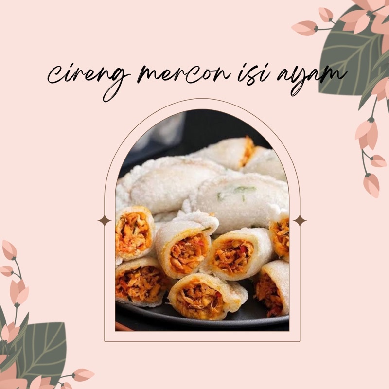 

Cireng mercon isi ayam