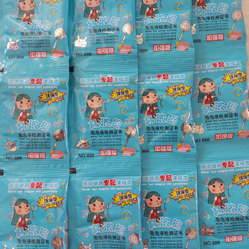 bubble water concentrate 10ml - isi ulang camera bubble - refill bubble camera bubble gun 10 ml / sa