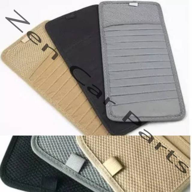 Tempat CD Sun Visor mobil Kartu VCD DVD Cars Organizer Interior Holder