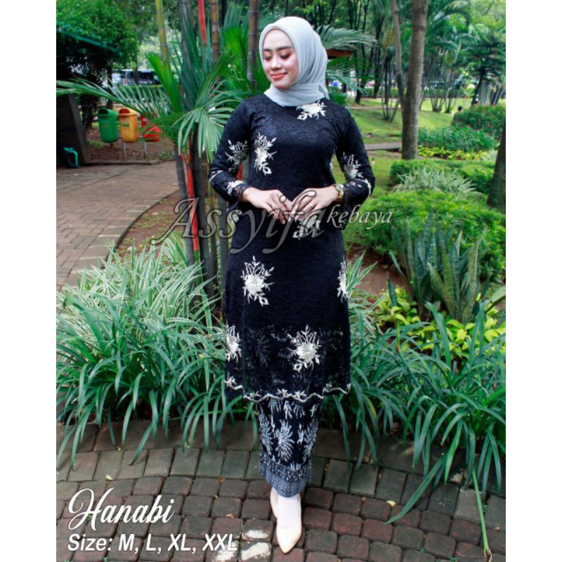 Set kebaya modern tunik nagita / kebaya wisuda / kebaya muslim / kebaya pesta