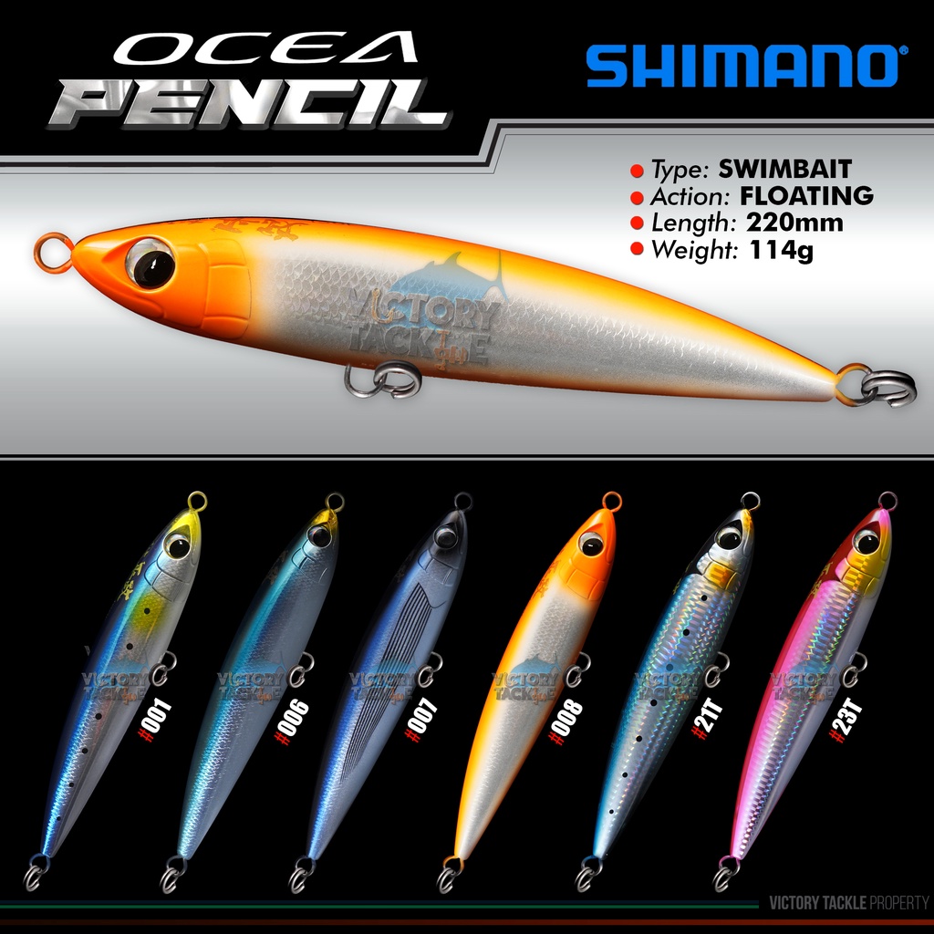 UMPAN PANCING | SHIMANO OCEA PENCIL HIRAMASA KINGFISH SPECIAL 220 MM 114 GRAM OT-22L