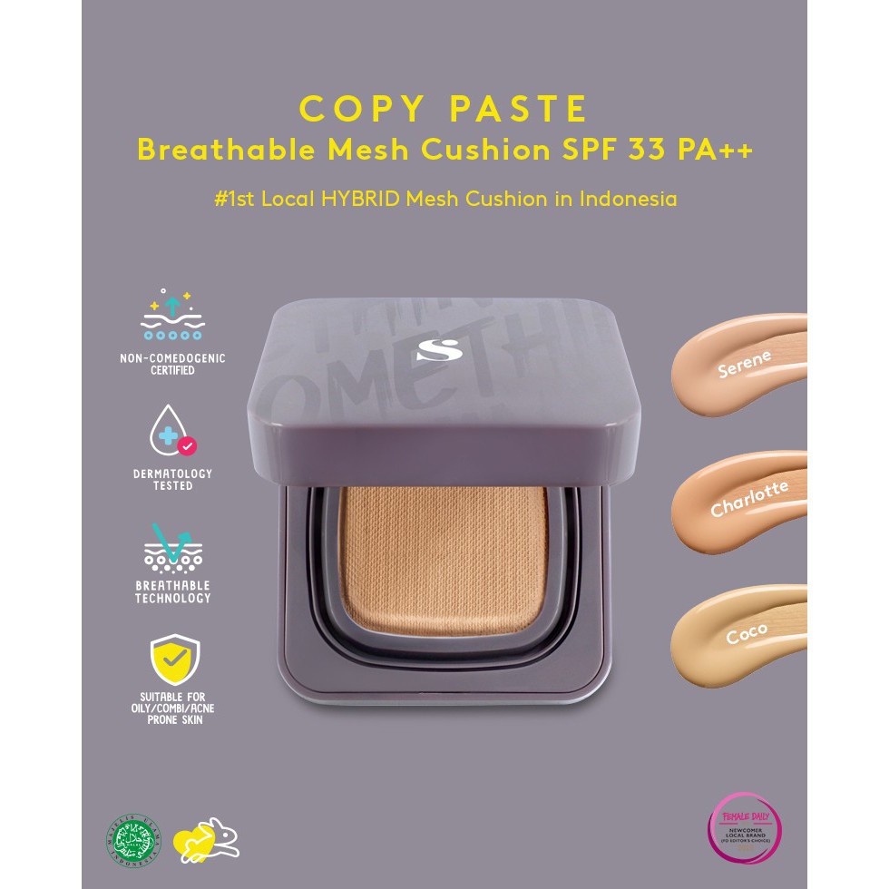 ★ BB ★ SOMETHINC Breathable Mesh Cushion SPF 33 PA++