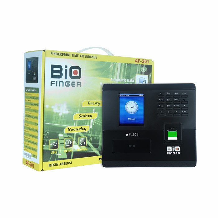 Mesin Absensi BioFinger AF-201S + TD 95 (Suhu)