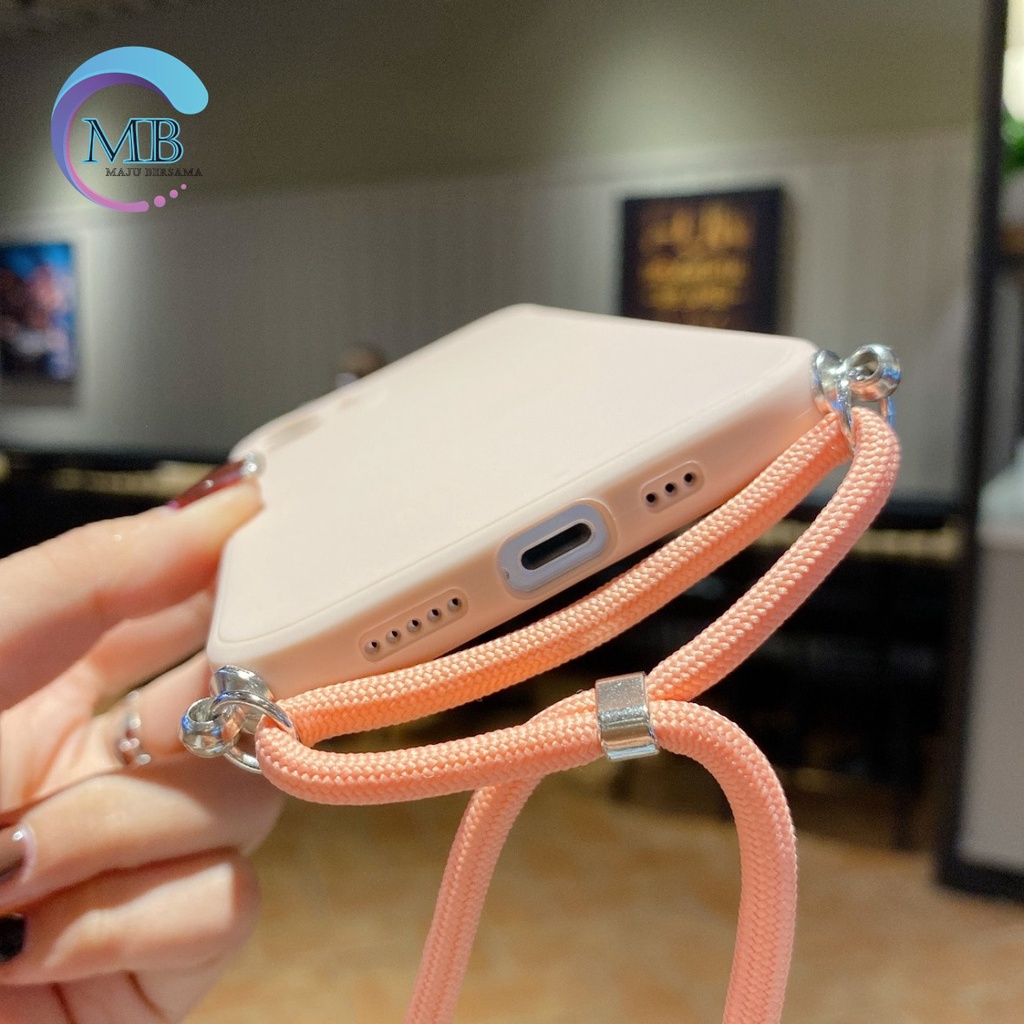 SOFTCASE SLINGCASE TALI LANYARD MACARON PELINDUNG KAMERA REALME 5 5i 5s 7 7i C17 8 9 9I PRO MB2372