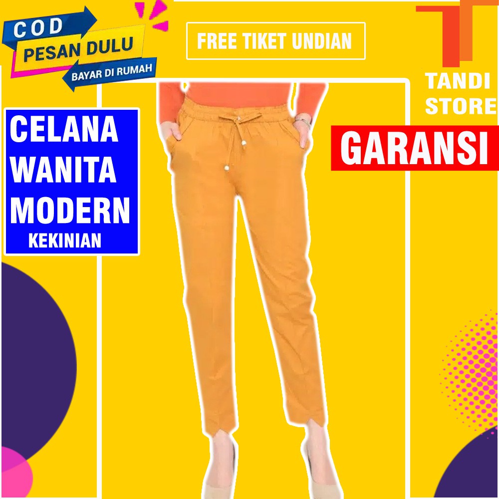 celana bawahan korea korean style wanita cewe cewek perempuan dewasa panjang kekinian