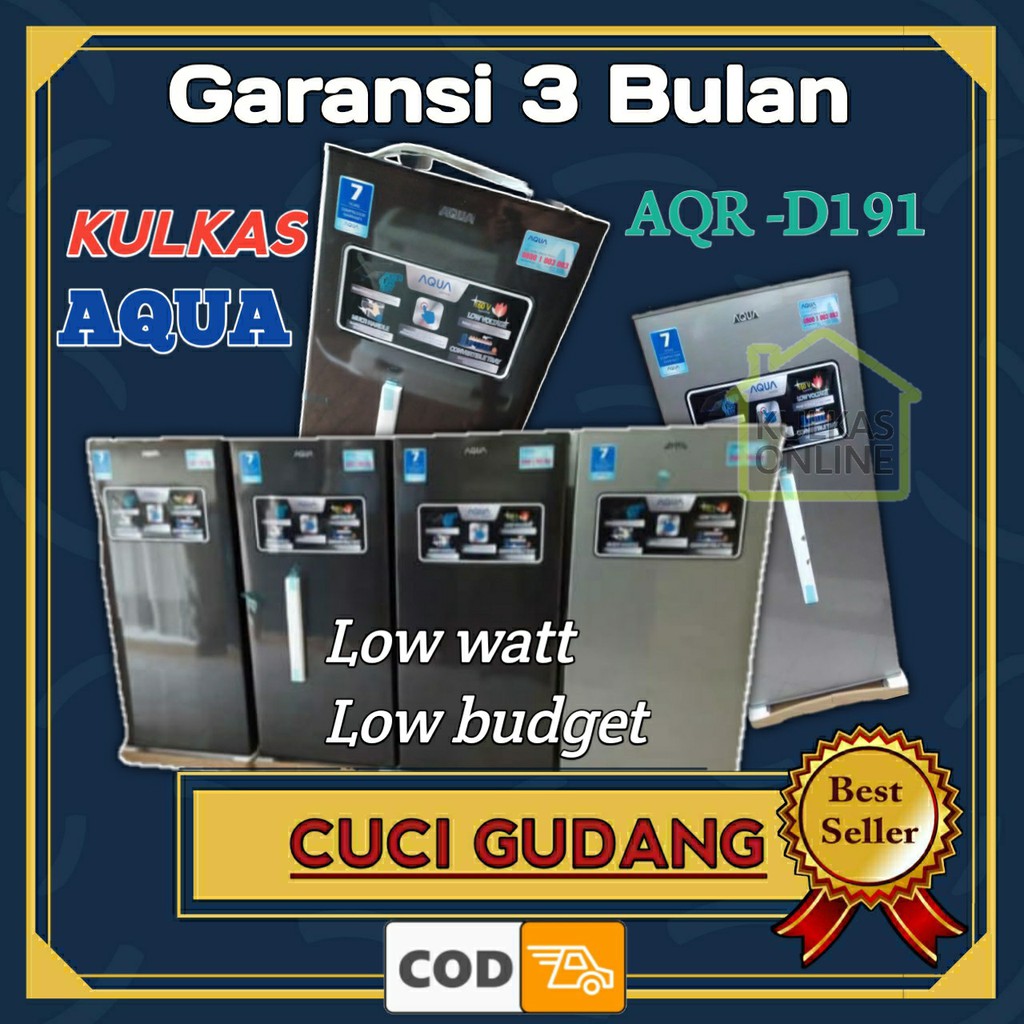 KULKAS AQUA 1 PINTU BARU CUCI GUDANG GRADE A1 MULUS KULKAS RUMAH TANGGA BAGUS HARGA MURAH