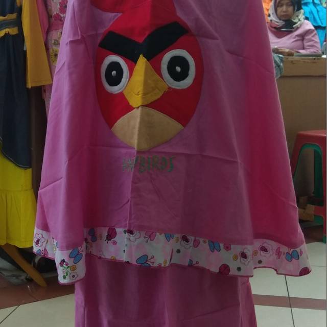 MUKENA ANAK KATUN SUPER KARAKTER ANGRY