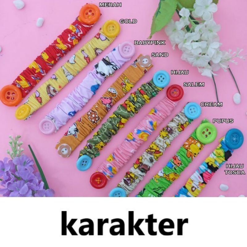 Konektor Masker Hijab Connector Jilbab Kain / Tali Masker Hijab