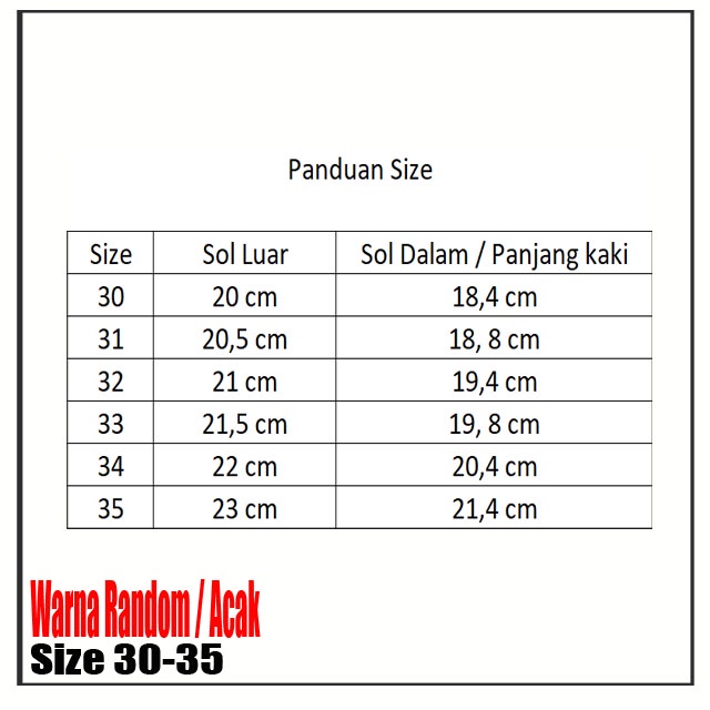 Dua Kaki 231 Size 30-35 Sandal Baim Bakpao Selop KaretKarakter Anak Laki