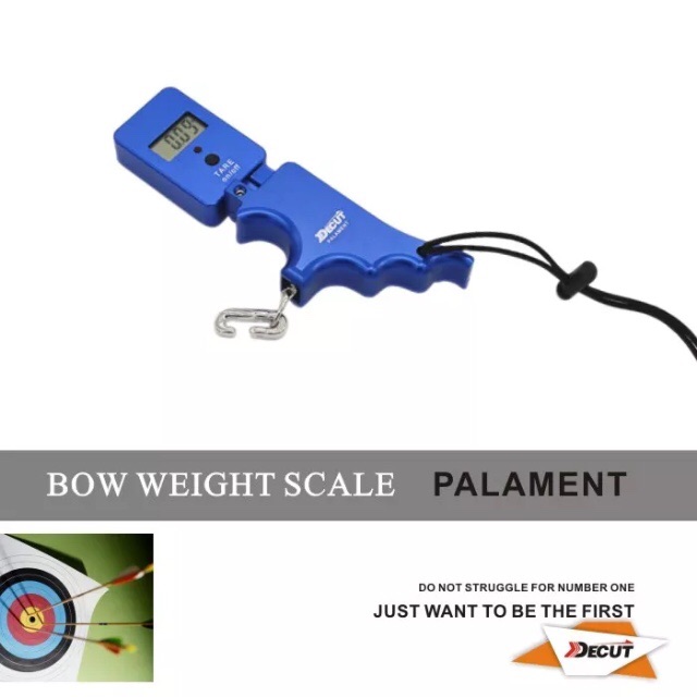 DECUT Palament Bow Scale - Alat untuk mengukur Draw Weight DW pada Busur Panah Compound dan Recurve