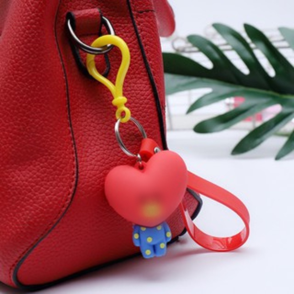 TJM GK236 Gantungan Kunci Cute Boneka Keychain Cartoon Gantungan Kunci Aksesoris