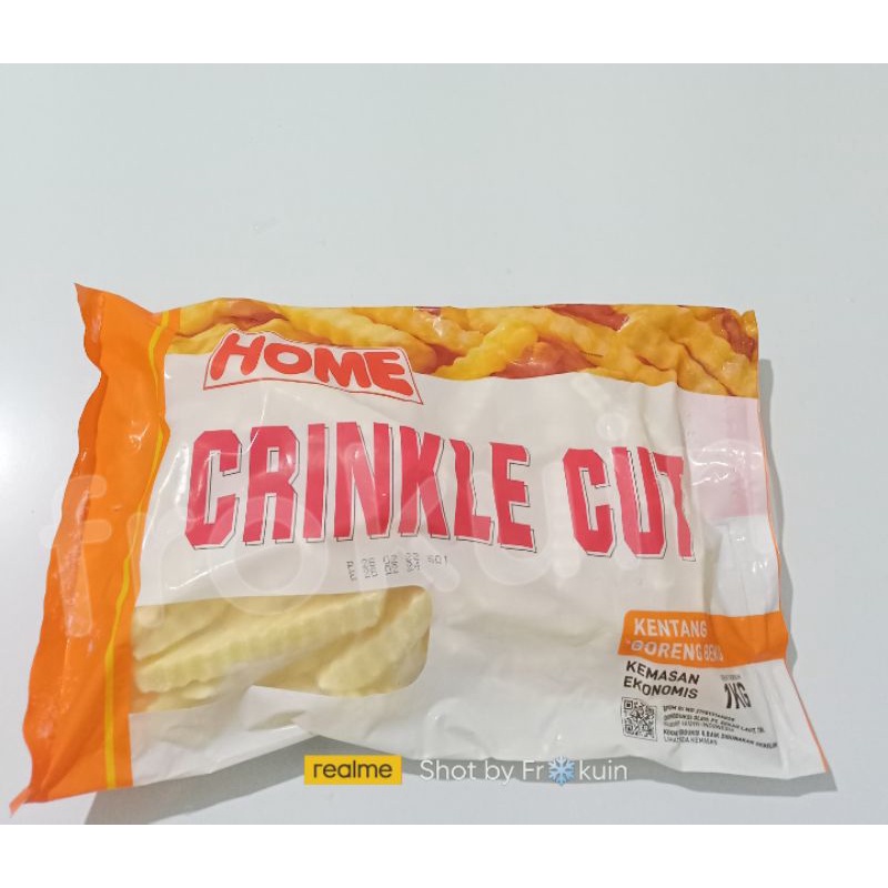 

Home crinckle cut 1kg - frozen food murah