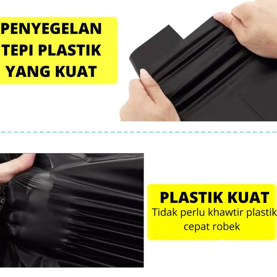 

ゼ Kantong plastik packing olshop polymailer 30x40 - HITAM →