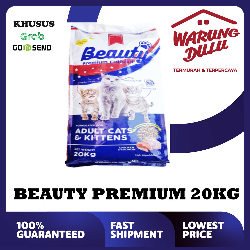 Beauty Premium Cat Food FRESHPACK 20kg (GOSEN / GRAB)