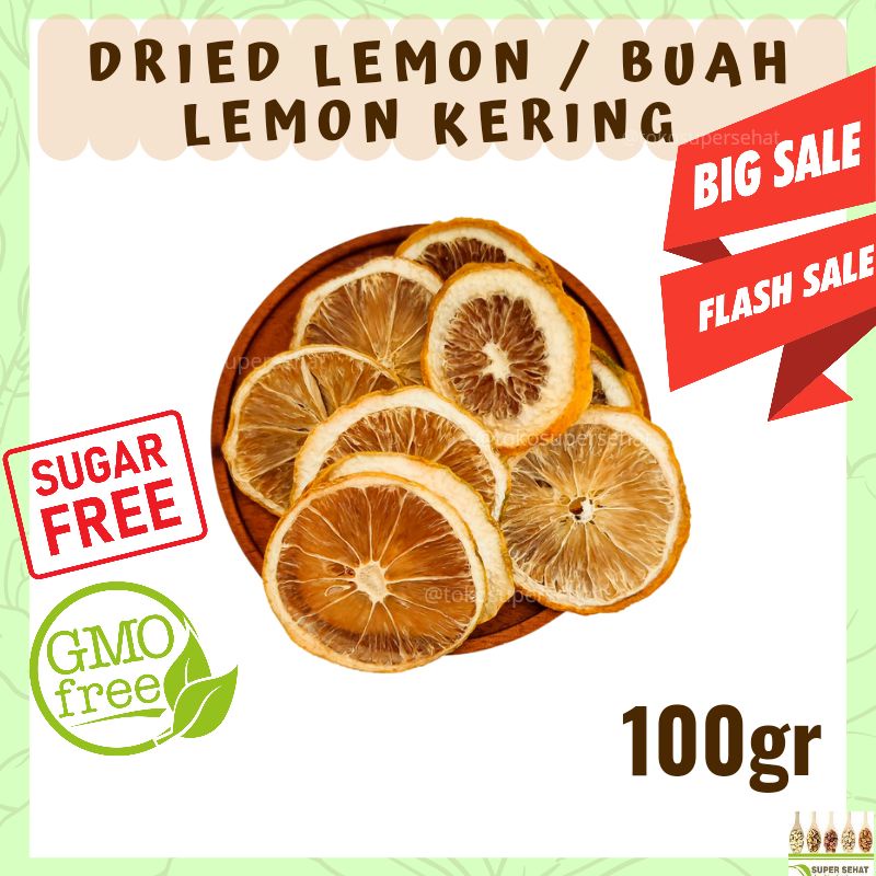 

DRIED LEMON - BUAH LEMON KERING 100gr Tokosupersehat