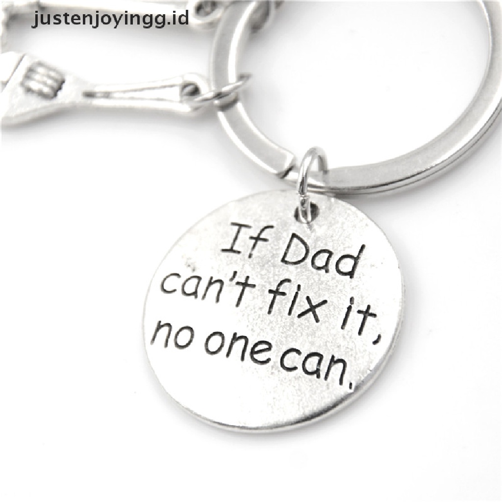 Gantungan Kunci Desain If Dad Can 't Fix It No One Can Untuk Hadiah Hari Ayah