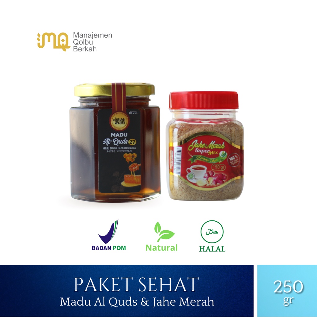 

Madu Lemon Mawalih 250 gr + Jahe Merah 150 gr Diet Sehat