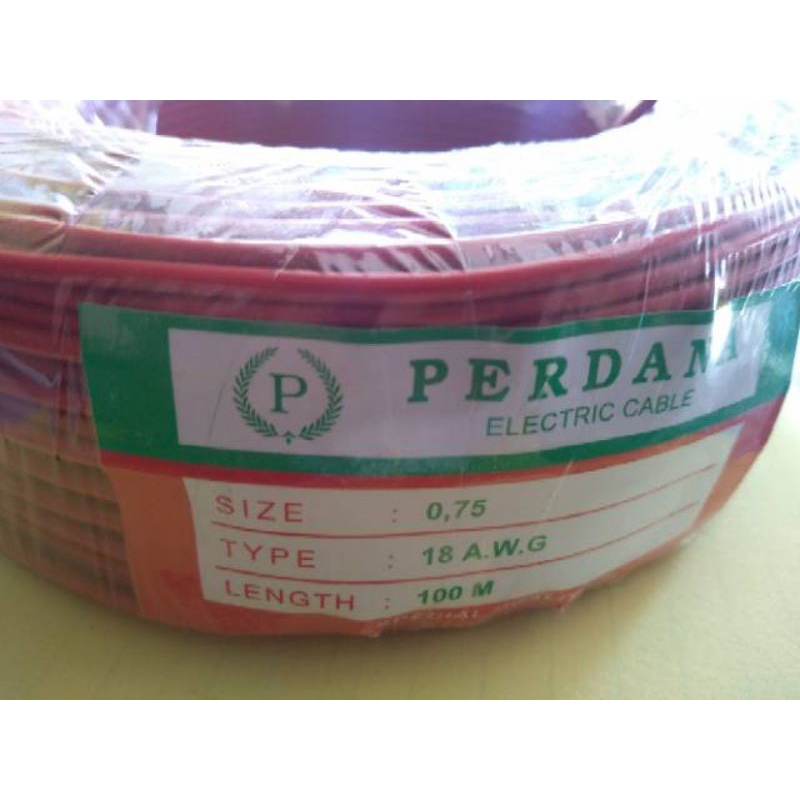 kabel 0 75 perdana kabel 0 75 harga permeter