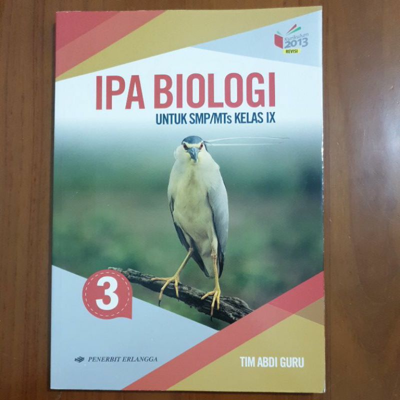 Buku IPA Biologi Kelas 9 bekas Erlangga