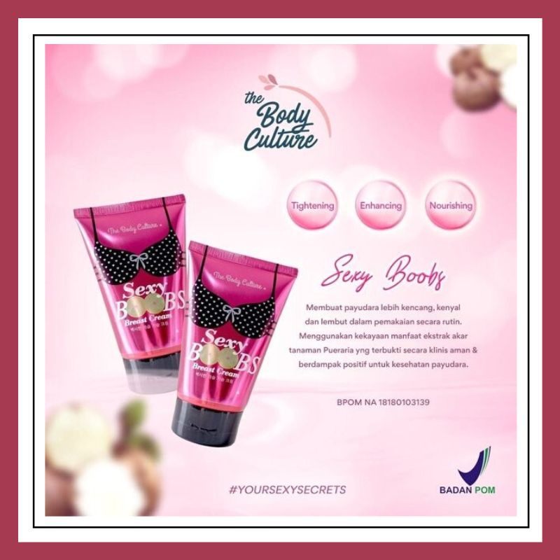 SEXY BOOBS BREAST CREAM 100% ORIGINAL/PERAWATAN PAYUDARA