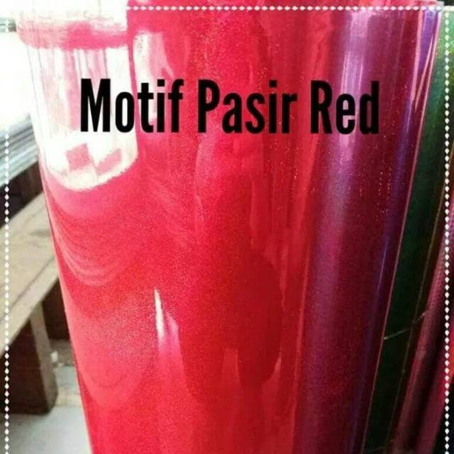 

Stiker hologram 3D pasir red