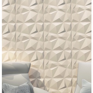 Termurah!!! Wallpaper 3D Foam Sticker Motif Panel Diamond Triangle Premium High Quality / Wallfoam Stiker Dinding Dekorasi Kamar Rumah-2